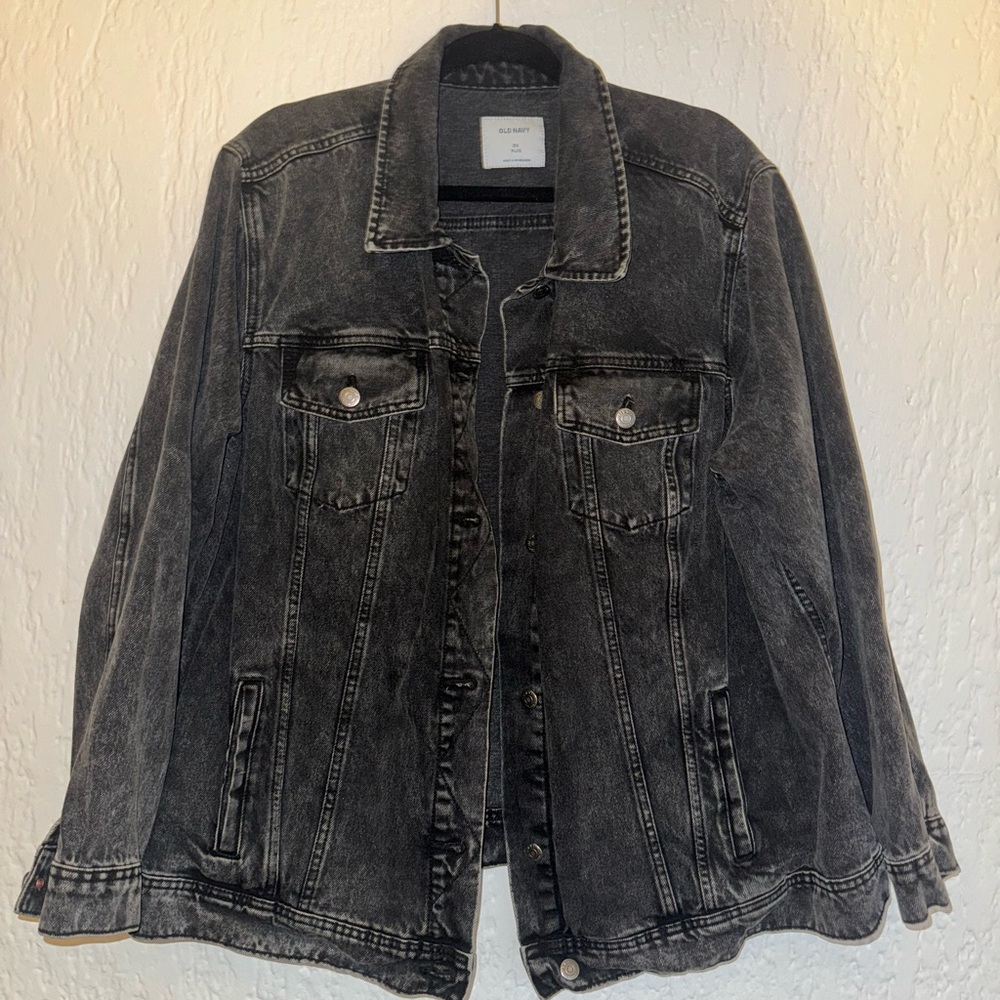 NEW Old Navy Black Jean Jacket